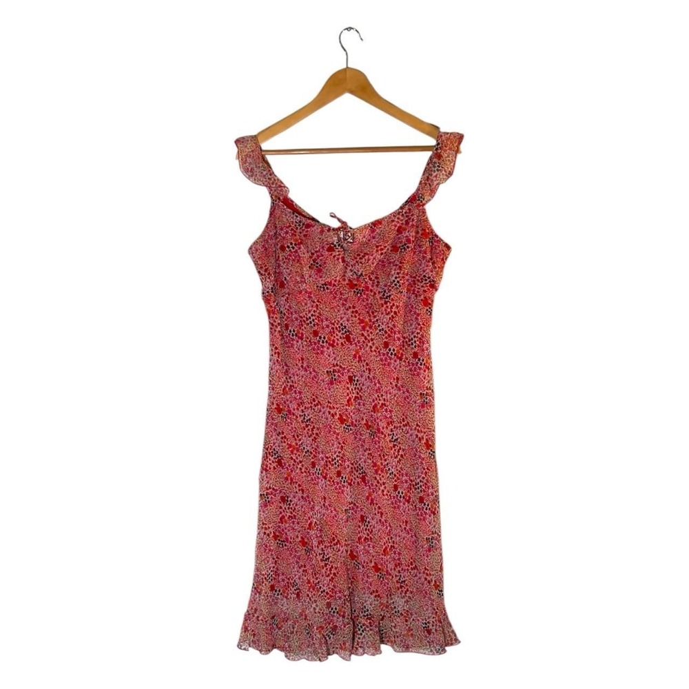 Vintage floral midi dress